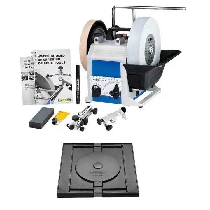 Tormek T-8 Original Sharpening System & Rotating Base Bundle - Professional Grade Precision