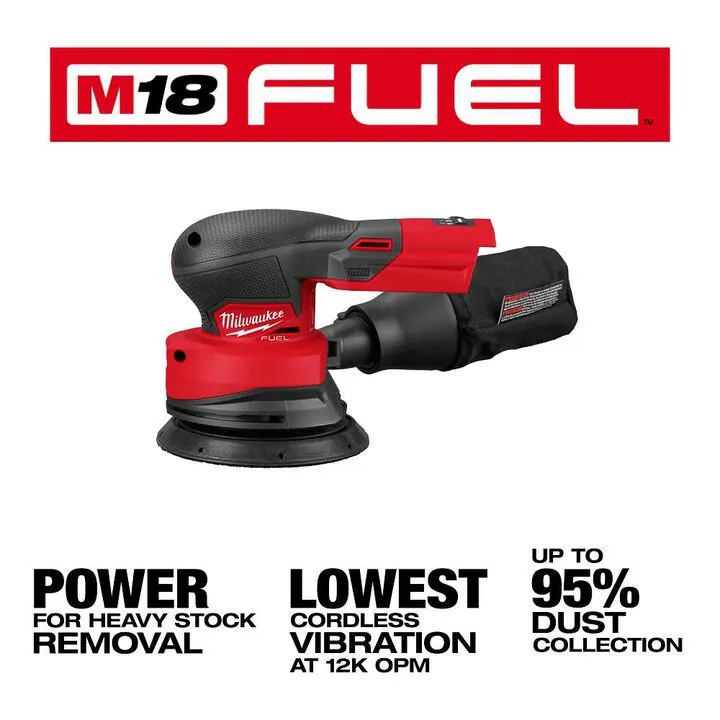 Milwaukee M18 FUEL 5-Inch Random Orbital Sander (Bare Tool) - Professional Performance Edition 2