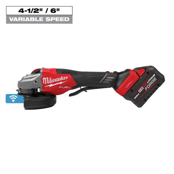 Milwaukee M18 FUEL 4-1/2 Inch-6 Inch Variable Speed Braking Grinder with ONE-KEY (Kit) 3