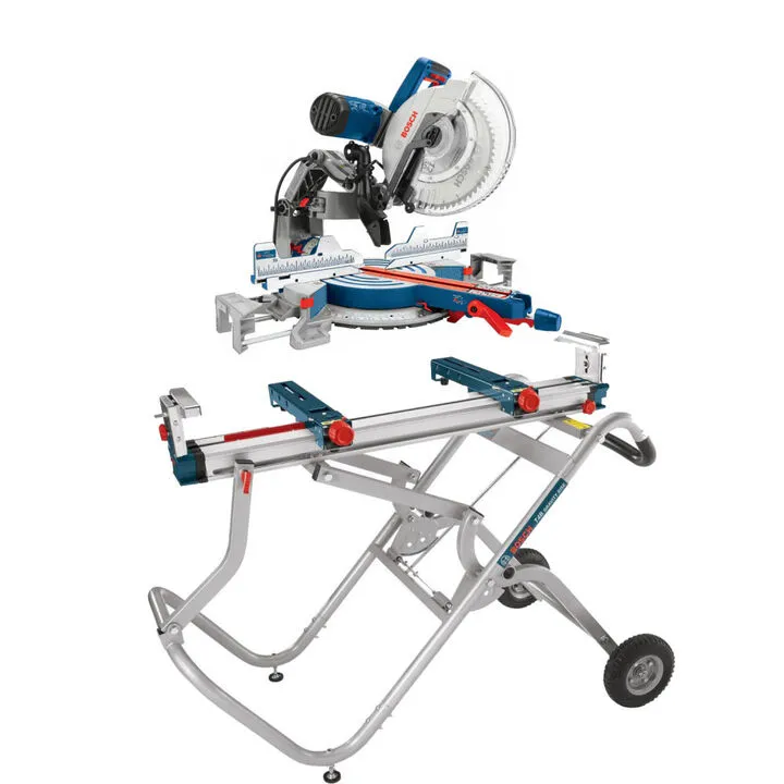 Bosch 12-Inch Dual-Bevel Glide Miter Saw & Gravity-Rise Stand Bundle: Professional Performance Kit