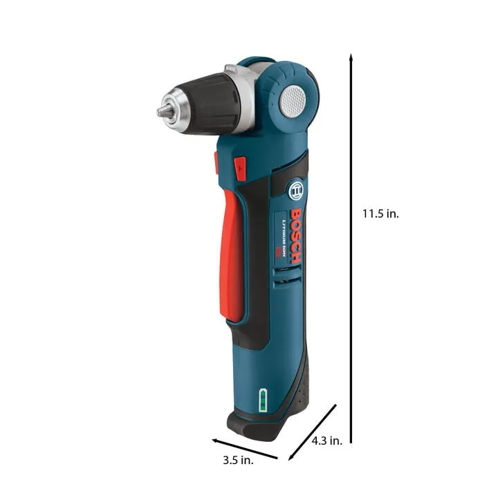 Bosch 12V Max 3/8in Angle Drill (Bare Tool) - Compact Precision for Tight Spaces 2