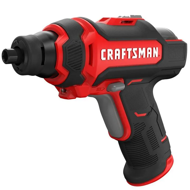 CRAFTSMAN 4V MAX Cordless Screwdriver with Integrated Rotating Bit Cartridge