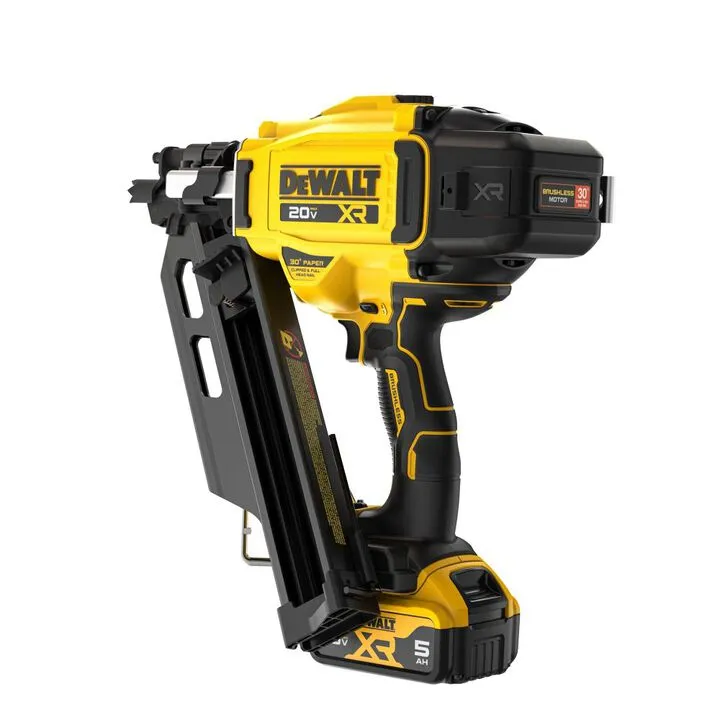 DEWALT 20V MAX 30 Degree Paper Tape Framing Nailer Kit 2