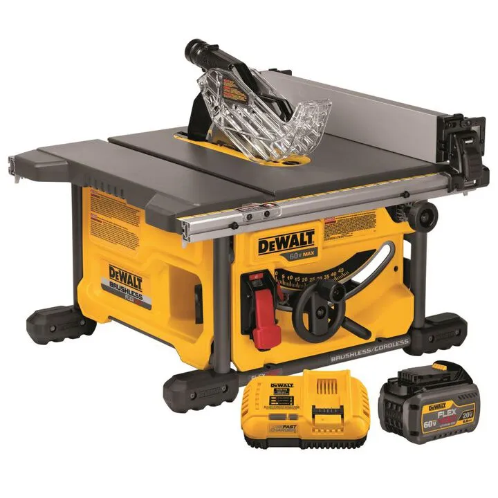 DEWALT FLEXVOLT 60V MAX 8-1/4 Inch Table Saw Kit