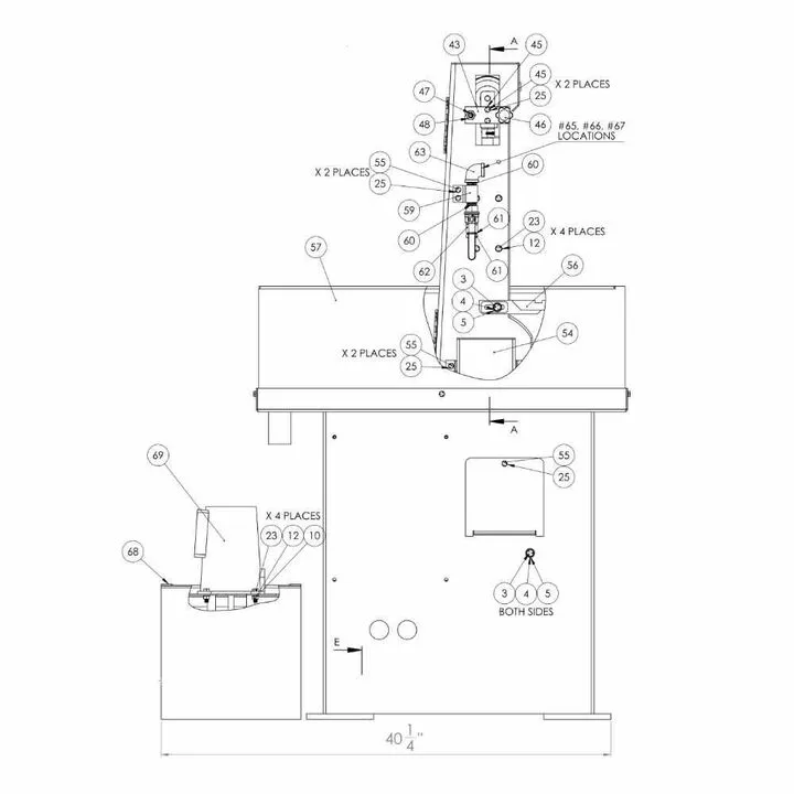 Kalamazoo 4 x 60 Inch 3 HP Industrial Wet Abrasive Finishing Sander (230/460V) 2