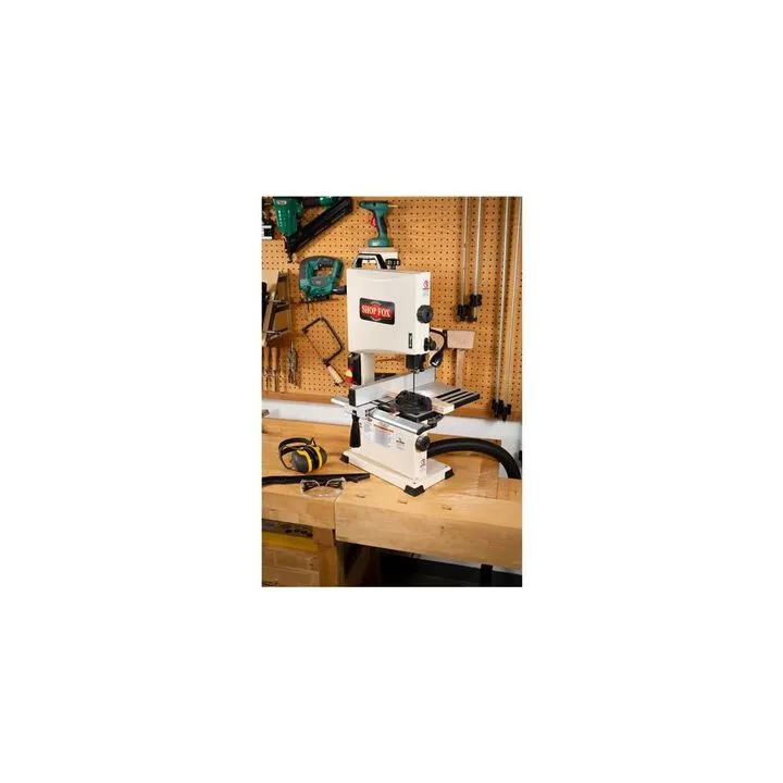 Shop Fox 9-Inch Benchtop Bandsaw - 1/3HP Precision Tool for Detail Woodworking 7