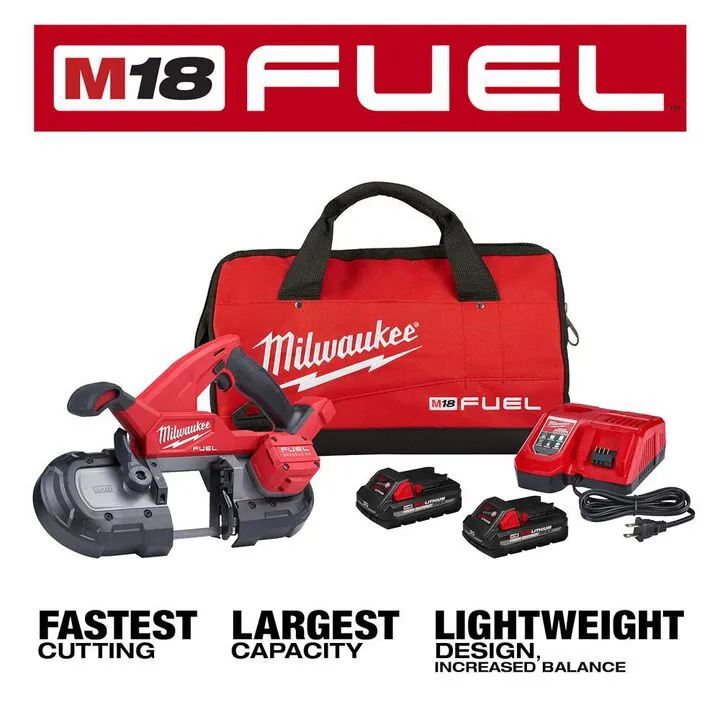 Milwaukee M18 FUEL Compact Band Saw Kit - High-Performance Cordless Precision 3