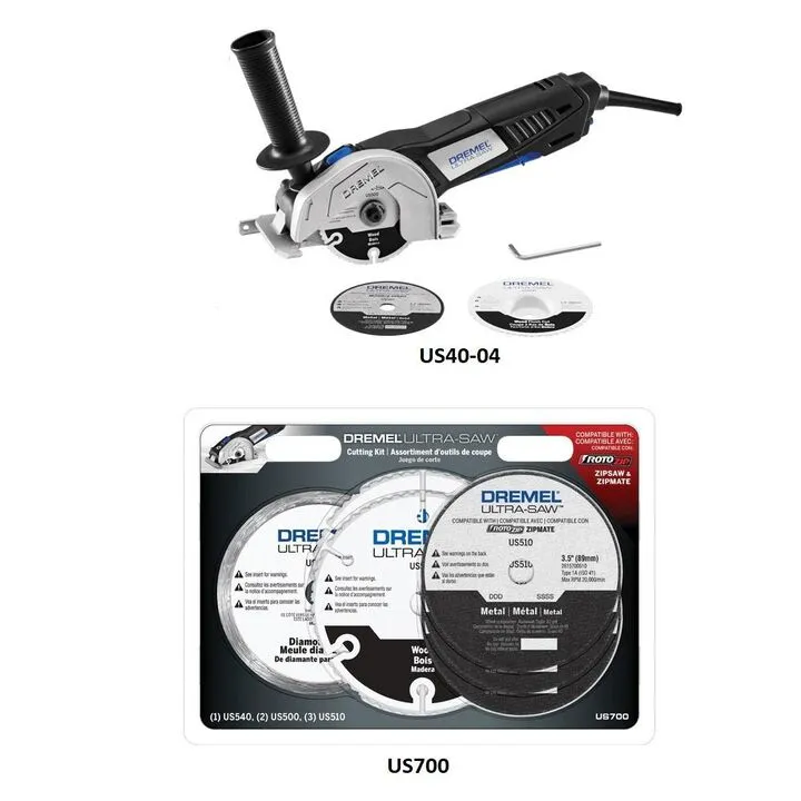 Dremel Ultra Saw 120V Compact Saw Tool Kit & 6-Piece Cutting Bundle 1