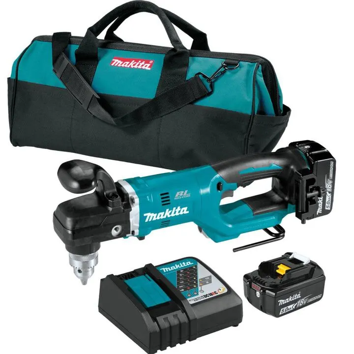 Makita 18V LXT 1/2in Right Angle Drill Kit - High-Torque Precision for Tight Spaces