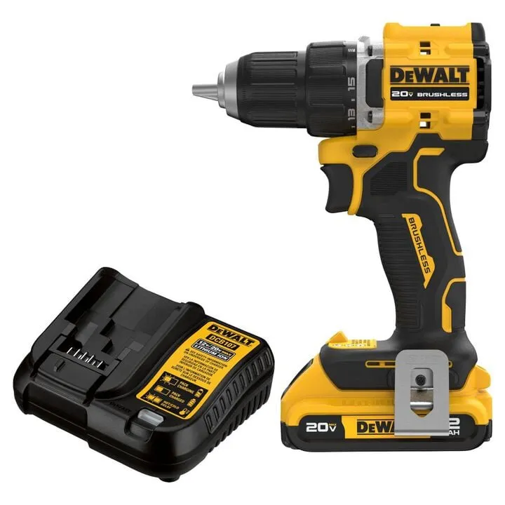 DEWALT 20V MAX Atomic Compact Drill & 4 1/2-Inch Cut-Off Tool Professional Combo Kit 3