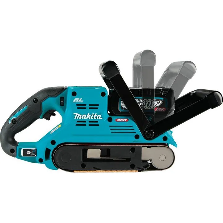 Makita 40V max XGT Brushless 3-inch x 21-inch Belt Sander with AWS Capability (Bare Tool) & 2-Piece Clamper Set 3