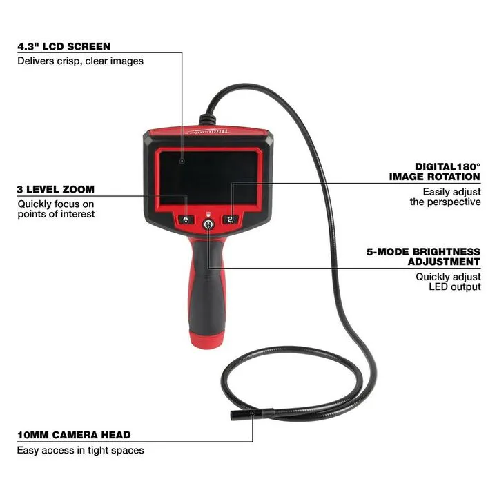 Milwaukee M-Spector 4 Inspection Camera - Professional Diagnostic Imaging 2