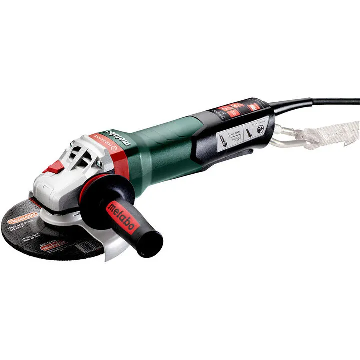 Metabo 6in Angle Grinder - 12.0 Amps, 10000 RPM with Non-Locking Paddle & Brake