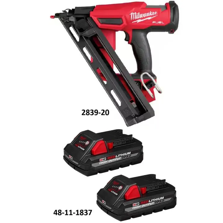Milwaukee M18 FUEL 15-Gauge Finish Nailer & CP3.0 Battery Bundle - Professional Grade 1