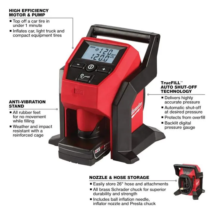 Milwaukee M12 Compact Inflator Kit & M12 Radio + Charger Bundle: Professional Performance Guide 5