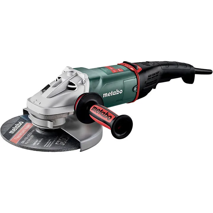 Metabo WEPB24-230MVT 9-inch Angle Grinder with Safety Brake and Non-Lock Paddle