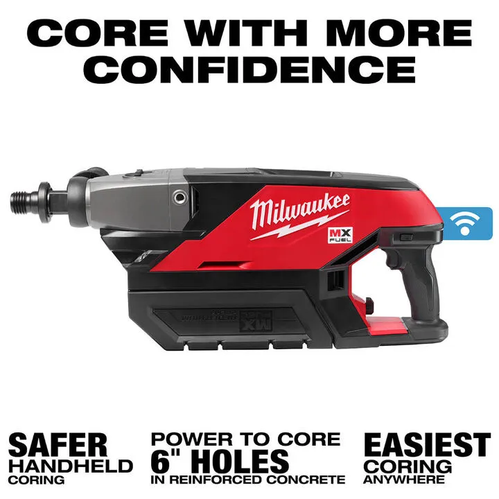 Milwaukee MX FUEL Handheld Core Drill Kit - Professional Grade Cordless Power 4