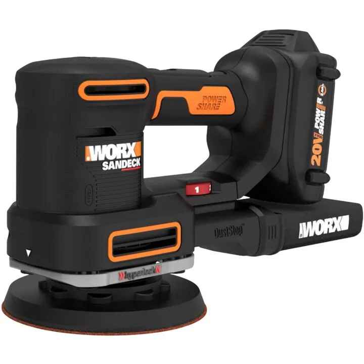 Worx 20V Power Share 5-in-1 Multi Sander Kit - Versatile Cordless Precision
