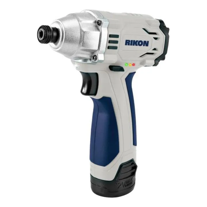 RIKON 12V Li-Ion Drill & Impact Driver Combo Kit - 2 Battery Professional Set 2