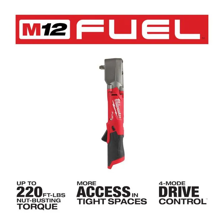 Milwaukee M12 FUEL 3/8" Right Angle Impact Wrench (Bare Tool) 1