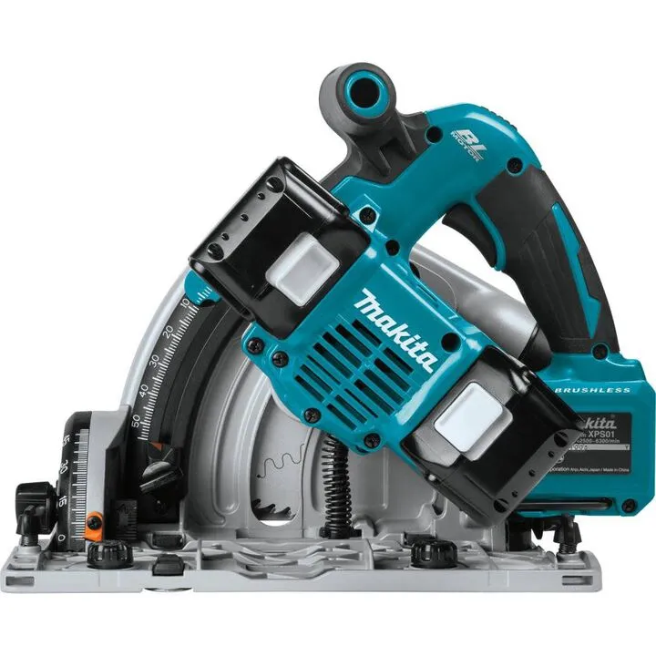 Makita 18V X2 LXT Lithium-Ion Brushless 6-1/2 inch Plunge Cut Track Saw Kit with 55 inch Guide Rail 2