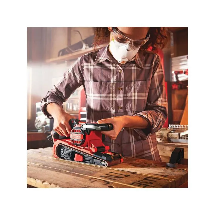 CRAFTSMAN 7 Amp 3 Inch x 21 Inch Electric Belt Sander - Professional Woodworking Power Tool 3