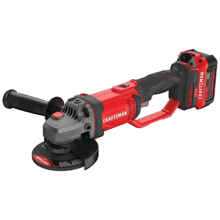 CRAFTSMAN V20 Cordless 4-1/2 Inch Small Angle Grinder - Optimized for Precision DIY Projects 2
