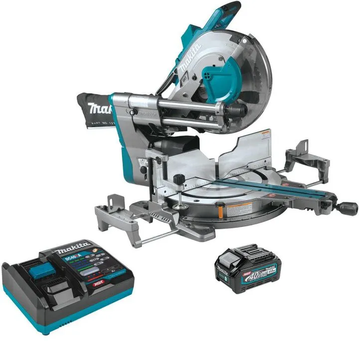 Makita 40V max XGT 12in Dual Bevel Sliding Compound Miter Saw Kit - Professional Edition