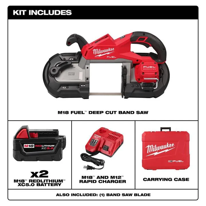Milwaukee M18 FUEL Deep Cut Band Saw Kit - Professional Grade Cordless Power 2