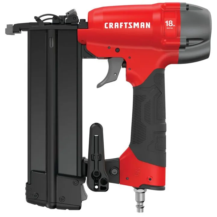 CRAFTSMAN 18 Gauge Pneumatic Brad Nailer - Precision Trim & Finish Tool 1