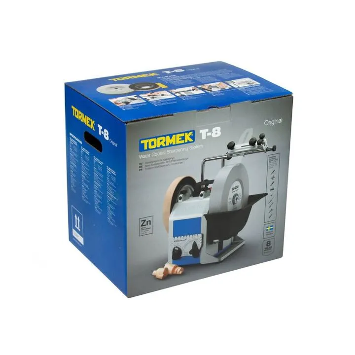 Tormek T-8 Original Sharpening System & Rotating Base Bundle - Professional Grade Precision 10