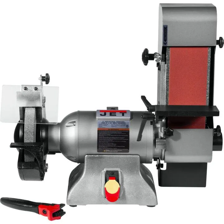 JET 8-Inch Industrial Combination Grinder and 4x36 Belt Sander - Professional Grade Performance