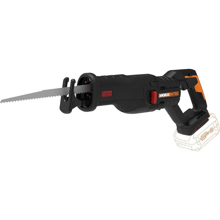 Worx 20V 2Ah Cordless Reciprocating Saw - Compact & Efficient Cutting Power