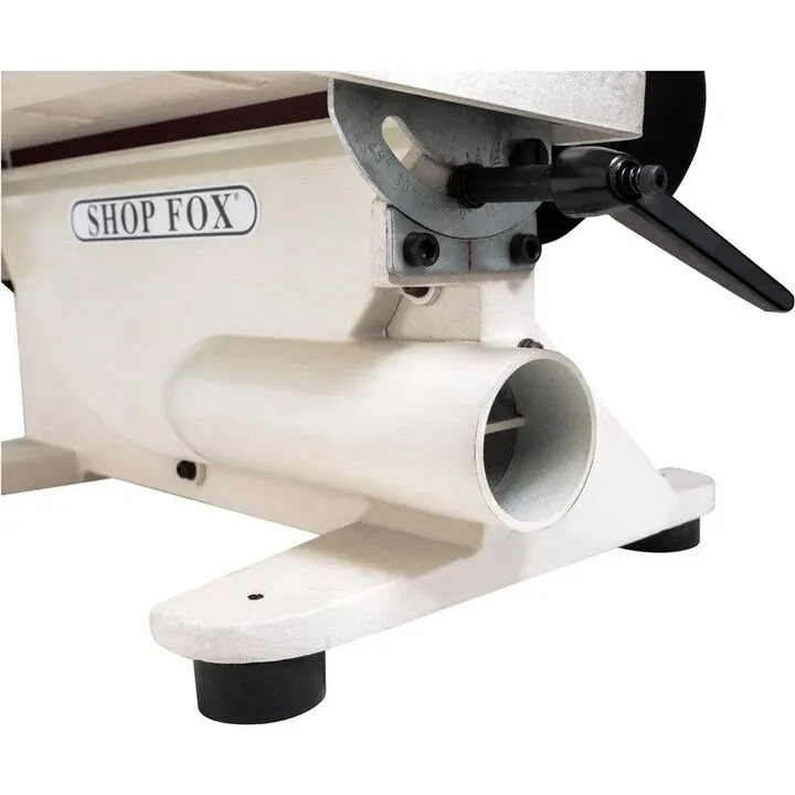 Shop Fox 12-inch 1HP Adhesive Disc Sander - High-Performance Stationary Sanding Solution 1