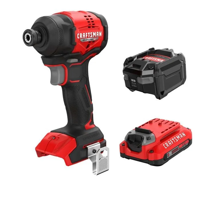 CRAFTSMAN V20 BRUSHLESS RP Compact Impact Driver Kit