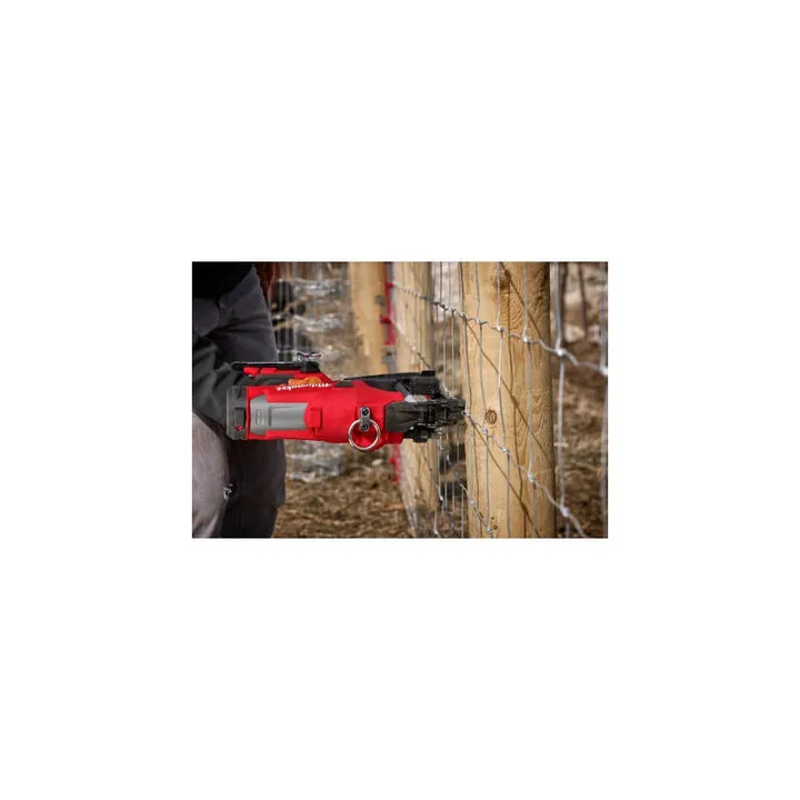 Milwaukee M18 Utility Fencing Stapler (Bare Tool) with 1.5 Inch Galvanized Staples Bundle 7