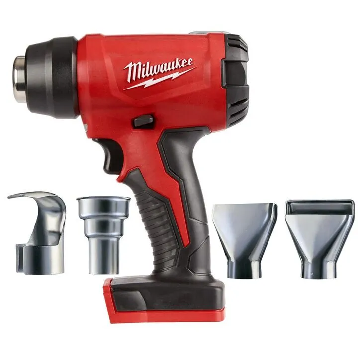 Milwaukee M18 Compact Heat Gun (Bare Tool) & Accessory Assortment Bundle