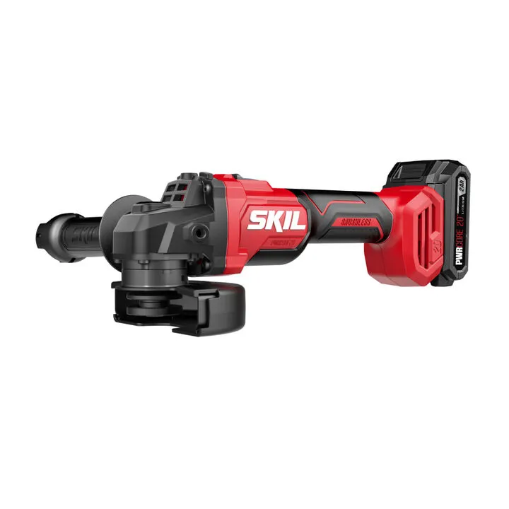SKIL PWR CORE 20 Brushless 20V 4-1/2 Inch Angle Grinder Kit - Enhanced Thermal Efficiency Edition 1