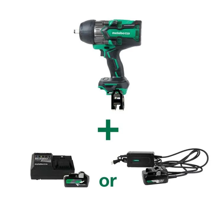 Metabo HPT 36V MultiVolt Brushless 1/2-Inch Hog Ring Impact Wrench (Bare Tool) 3