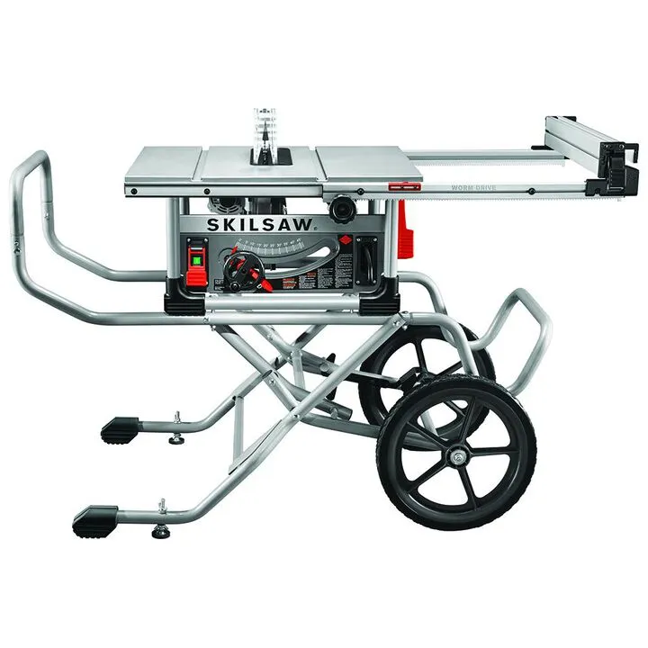 SKILSAW 10-inch Heavy Duty Worm Drive Table Saw with Integrated Stand