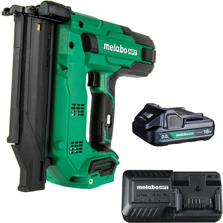 Metabo HPT 18V MultiVolt 18-Gauge Compact Brad Nailer Kit - Cordless Performance