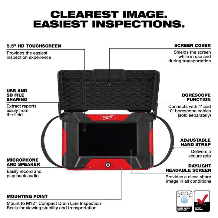 Milwaukee M12 Wireless Monitor (Bare Tool) - Professional Diagnostic Precision 1