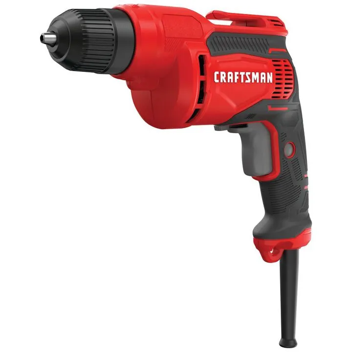 CRAFTSMAN 3/8 Inch Electric Drill/Driver (7 Amp) - Reliable Corded Performance