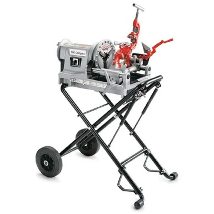 Ridgid 300 Series Compact Pipe Threading Power Drive - High-Torque Industrial Pipe Prep Station 1