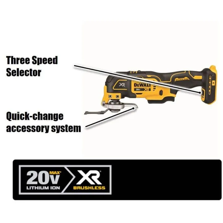 DEWALT XR 20V Max Oscillating Multi-Tool 33-Piece Kit - Professional Grade Performance 1
