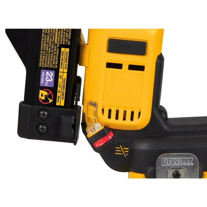 DEWALT ATOMIC Compact Series 20V MAX 23 Gauge Pin Nailer Kit 2