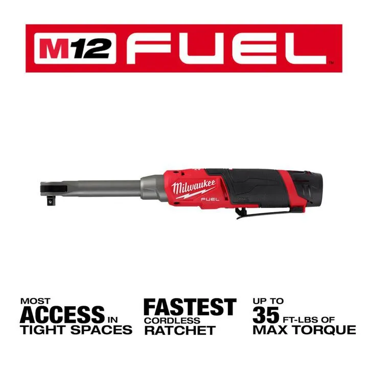 Milwaukee M12 FUEL 3/8-inch Extended Reach High Speed Ratchet Kit - Professional Performance Guide 2