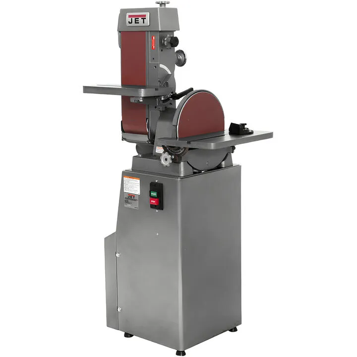 JET 6x48 Industrial Combination Belt & 12in Disc Finishing Machine