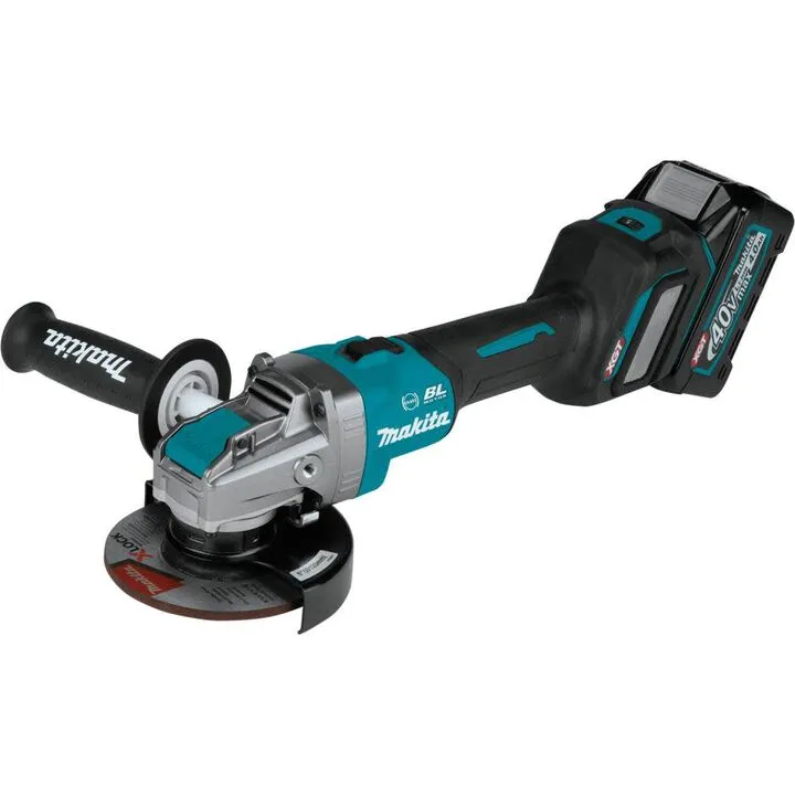 Makita 40V max XGT 5in Angle Grinder Kit with Electric Brake - Professional Performance & Safety