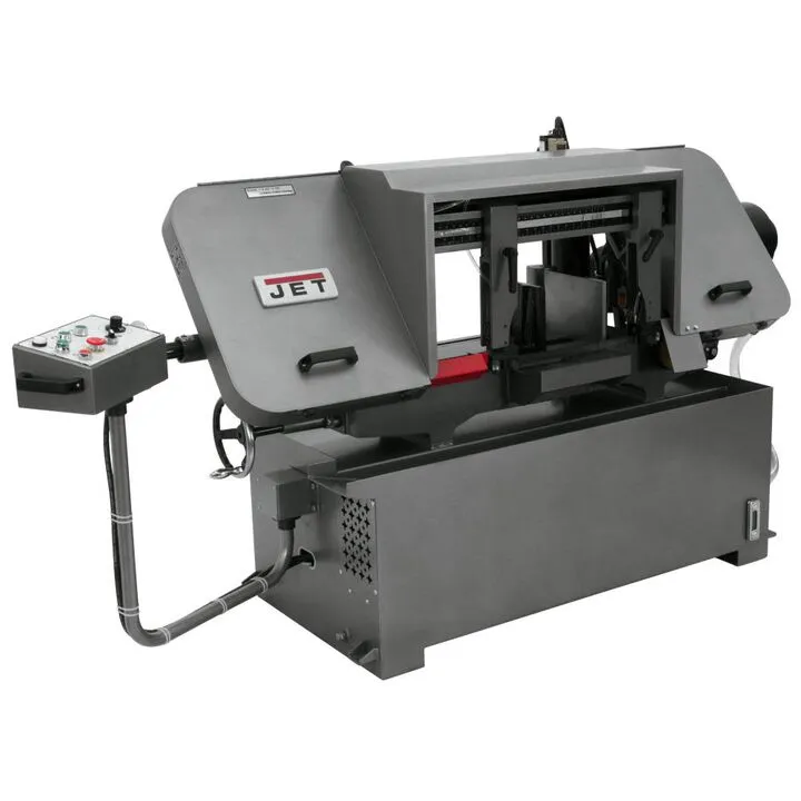 JET J-7060 12 In. x 20 In. Semi-Auto Horizontal Bandsaw - 3 HP Industrial Grade